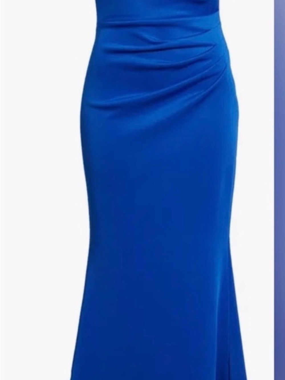 Eliza J Royal Blue Fitted Maxi Skirt